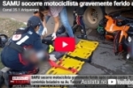 SAMU socorre motociclista gravemente ferido ap&oacute;s colis&atilde;o contra caminh&atilde;o boiadeiro em Ariquemes &ndash; LIVE: ESTAMOS NO AR! PROGRAMA BRONCA DA PESADA