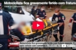 Motociclista fica gravemente ferido com fratura exposta ap&oacute;s colis&atilde;o com caminh&atilde;o na BR&ndash;421 &ndash; LIVE: ESTAMOS NO AR! PROGRAMA BRONCA DA PESADA