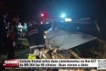 Colis&atilde;o frontal entre duas caminhonetes no Km&ndash;537 da BR&ndash;364 faz 08 v&iacute;timas Duas vieram a &oacute;bito &ndash; V&Iacute;DEO