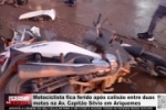 Motociclista fica ferido ap&oacute;s colis&atilde;o entre duas motos na Av. Capit&atilde;o S&iacute;lvio em Ariquemes &ndash; V&Iacute;DEO
