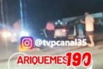 Taxista atropela casal e crian&ccedil;a em motoneta na rotat&oacute;ria da BR&ndash;364 em Ariquemes &ndash; Homem tem parada e morre a caminho do hospital &ndash; V&Iacute;DEO