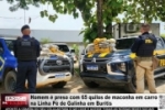 Homem &eacute; preso com 65 quilos de Maconha em carro na Linha P&eacute; de Galinha em Buritis &ndash; V&Iacute;DEO