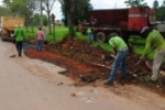 ARIQUEMES: Secretaria de Obras recupera trechos críticos da Avenida Capitão Sílvio