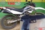 ARIQUEMES: Menores são conduzidos a delegacia com motocicleta roubada e arma de brinquedo  