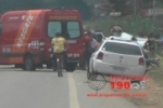ARIQUEMES: Colisão entre duas motos deixa uma pessoa ferida na RO 421