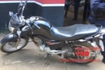 CUJUBIM: Após ligação anônima Polícia Militar localiza moto furtada na Zona Rural