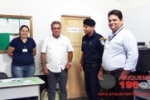 Guarda Mirim recebe visita de prefeito Lorival Amorim e do Comandante da 1ª Cia da PM, Cap. Sérgio Rodrigues