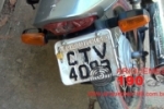 MONTE NEGRO: Moto com placa adulterada é apreendida pela Polícia Militar