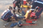 ARIQUEMES: Colisão entre motocicletas na Avenida Machadinho deixa homem ferido