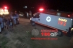 ARIQUEMES: Quatro pessoas ficam feridas em grave colisão entre carros na Linha C–50 da RO–421