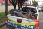 ARIQUEMES: Patrulha Bravo detém condutor com motoneta roubada