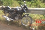 ARIQUEMES: Motociclista fica ferido em acidente na cabeceira de ponte na BR–421