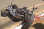 ARIQUEMES: Colisão de Hornet e bicicleta deixa ciclista ferido na Av. Jamari