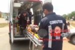ARIQUEMES: Ciclista fica ferida após colisão com carro na Av. Tancredo Neves