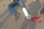 ARIQUEMES: Entregador de gás fica ferido após acidente de moto e carro no Setor 01