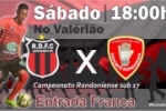 ENTRADA FRANCA: Jogo entre Real Ariquemes e Porto Velho acontece neste sábado no Velerião