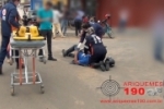 ARIQUEMES: Colisão de motos deixa vítimas com fraturas na Av. Jaru