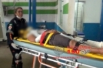 ARIQUEMES: Vítima de acidente tem perna amputada