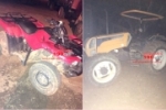 5º BEC: Trator e quadriciclo furtados são recuperados pela Polícia Militar