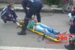 ARIQUEMES: Motociclista sofre queda após passar por quebra–molas no Setor 01