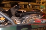 MONTE NEGRO: Força Tática recupera moto roubada em 2015 e apreende espingarda