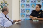 Presidente do TJRO visita comandante–geral da Polícia Militar de Rondônia