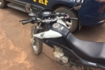 JARU: PRF recupera motocicleta roubada em Ariquemes