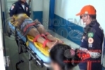 ARIQUEMES: Mulher machuca a coluna em acidente no Setor 10