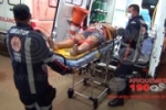 ARIQUEMES: Motociclista sofre queda após passar por quebra–molas no Jardim das Palmeiras