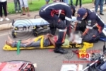 ARIQUEMES: Idoso fica gravemente ferido em acidente no Setor 06
