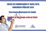 Prefeitura de Ariquemes convoca candidatos aprovados no Concurso Público 2015