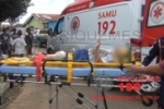 ARIQUEMES: Mulher e criança ficam feridas em acidente no BNH