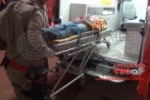 ARIQUEMES: Jovem fica ferido após acidente entre carro e moto na Av. Capitão Silvio