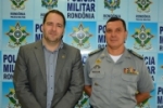 Deputado Alex Redano visita o novo comandante Geral da Polícia Militar Coronel Ronaldo