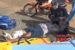 ARIQUEMES: Veículo da Prefeitura de Santa Luzia se envolve em acidente com Mototáxi