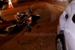 PORTO VELHO: VÍDEO – Motociclista morre ao perder controle de veículo em lombada e bater em carro