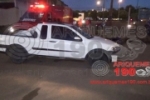 ARIQUEMES: Mulher fica ferida após colisão de moto com carro em cruzamento no Setor 05