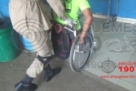 ARIQUEMES: Cadeirante é vítima de acidente na Av. Jaru