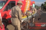 ARIQUEMES: Bombeiros socorrem mulher ao Hospital após acidente no Setor 09