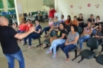 Ariquemes: Servidores da SEMSAU participam de palestra motivacional.
