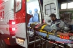 ARIQUEMES: Condutor perde controle, atravessa canteiro e carona sofre queda no Mutirão