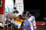 ARIQUEMES: Casal fica ferido em colisão de moto e carro na RO–257