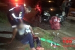 ARIQUEMES: Casal fica ferido em acidente no Jardim das Palmeiras