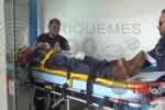 ARIQUEMES: Senhor fica ferido após cair de bicicleta em rotatória