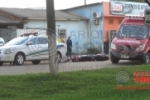 ARIQUEMES: Após acidente, condutor foge a deixa moto na Av. Jaru