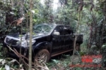BOM FUTURO: Polícia Militar localiza Hilux roubada em carreador no Travessão B–0
