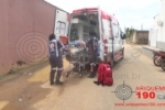 ARIQUEMES: Gestante fica ferida em colisão de moto e carro no Setor 01