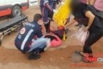 ARIQUEMES: Motociclistas ficam feridas após colisão entre motos na BR–421