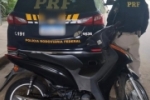 No distrito de Nova Mutum (Porto Velho/RO), PRF recupera moto roubada