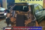 PERIGO: Condutor perde controle de caminhonete e atinge veículos – Quase atinge mulher com criança em Ariquemes – Vídeo